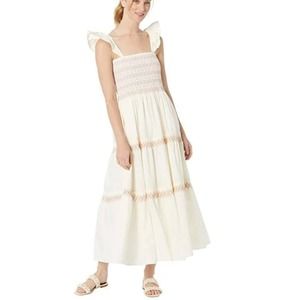 Madewell Cream Maxi Dress